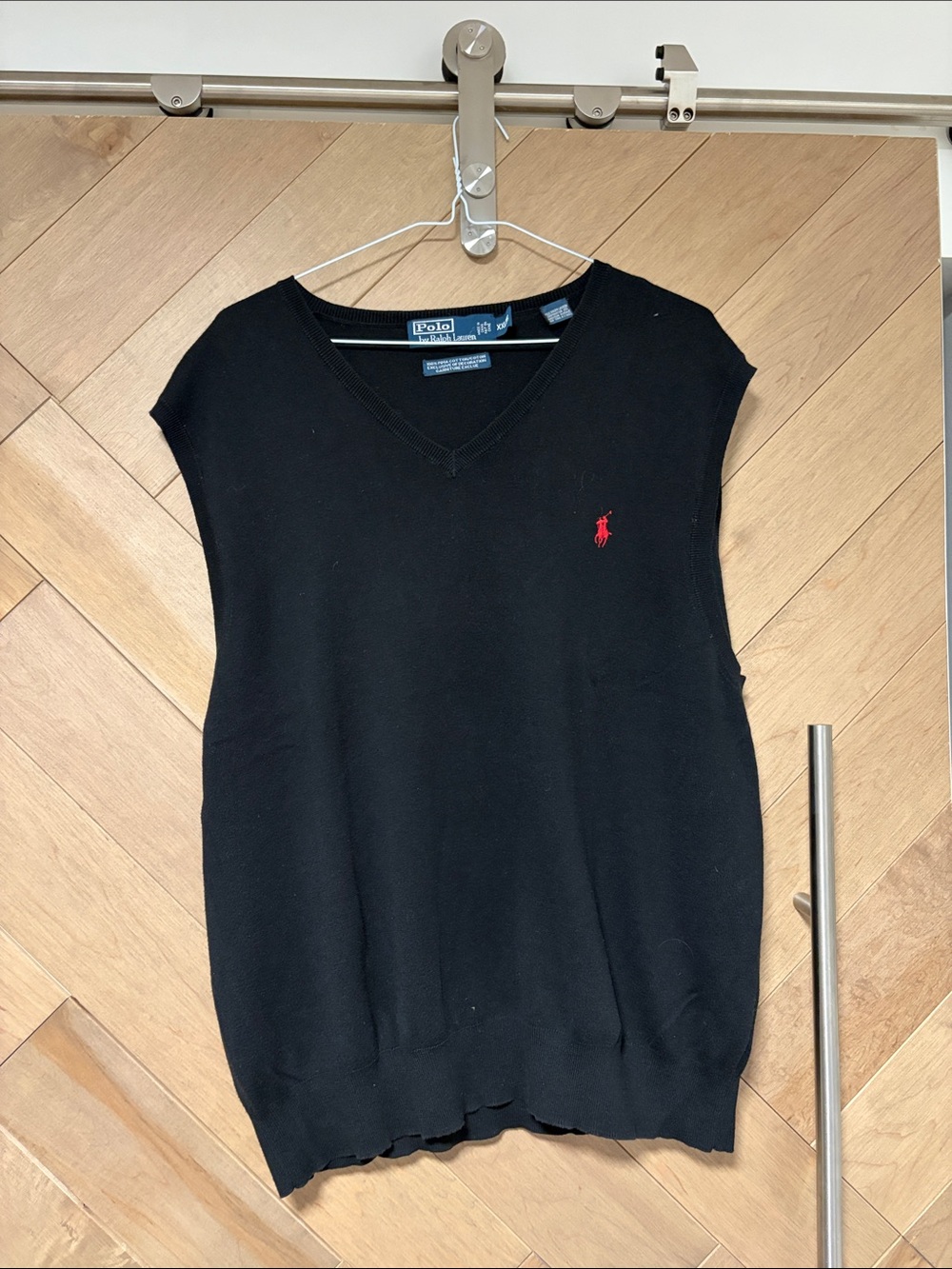 Ralph Lauren Black V-Neck Sweater Vest